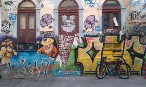 Zdjcie BRAZYLIA / Rio de Janeiro  / Rio, Lapa  / Mural w Lapa 