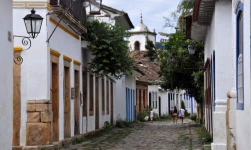 Zdjęcie BRAZYLIA / Stan Rio De Janeiro / Parati / Uliczka