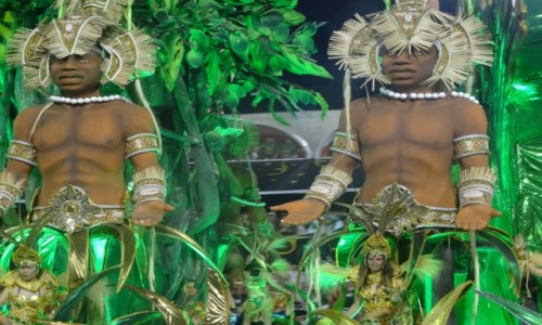 Zdjcie BRAZYLIA / Rio de Janeiro / Sambodrom / Najwiksze wraenie robiy potne platformy