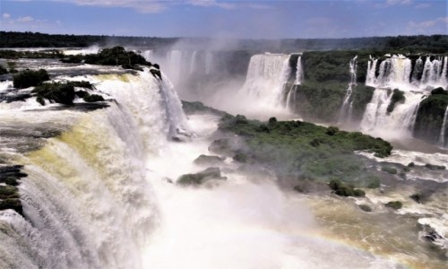 Zdjecie BRAZYLIA / Parana / Wodospady Iguazu, strona brazylijska / Chwila zadumy nad potg natury