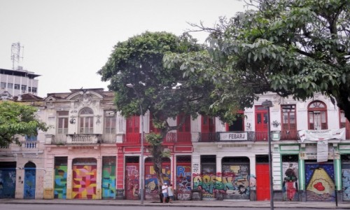 Zdjcie BRAZYLIA / Rio de Janeiro / Lapa / Uliczka na Lapie