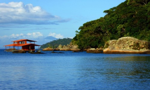 Zdjcie BRAZYLIA / RJ / Ilha Grande / Domek na wodzie