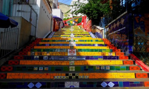 Zdjcie BRAZYLIA / RJ / Rio de Janeiro / Schody Selarn