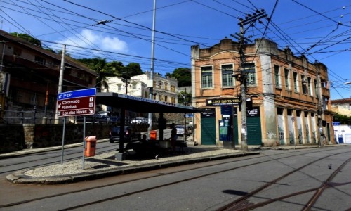 Zdjcie BRAZYLIA / RJ / Rio de Janeiro / Przystanek tramwajowy