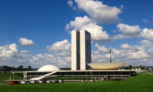 Zdjcie BRAZYLIA / Dystrykt Federalny / Braslia / Budynek Kongresu Narodowego Brazylii