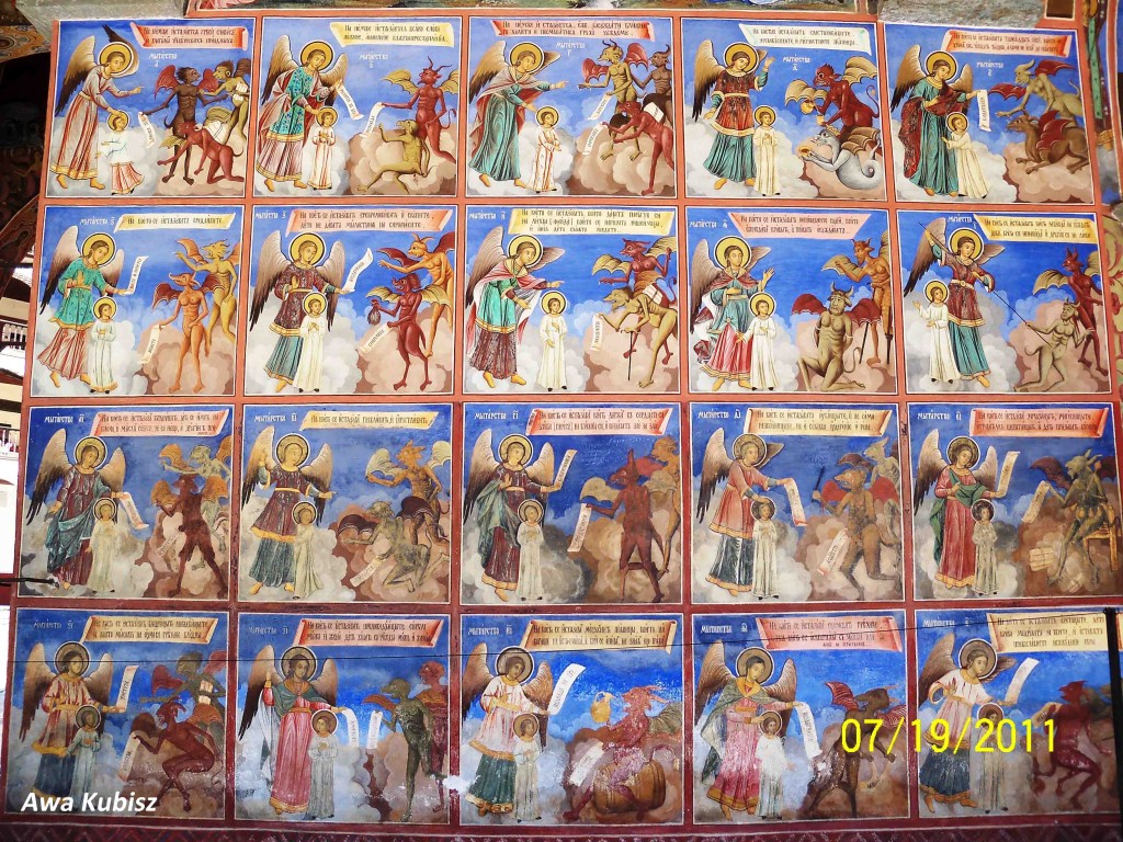 Zdjęcia: Riła, Południe, Monastyr Rylski - seria malowideł naściennych, BUłGARIA Zdjęcia: Riła, Południe, Monastyr Rylski - seria malowideł naściennych, BUłGARIA