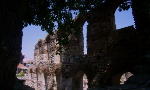 Zdjcie BUGARIA / obwd Burgas / Nessebar / ruiny cerkwi z IIIX w