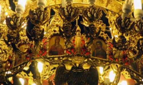 BUGARIA / Sofia / Cerkiew witej Niedzieli / wici z yrandola