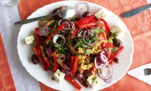 Zdjecie BUGARIA / Poludniowe wybrzee  / Carewo / grilowane oberyny