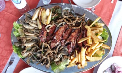 Zdjcie BUGARIA / Poludniowe wybrzee  / Carewo / Grilowane szprotki