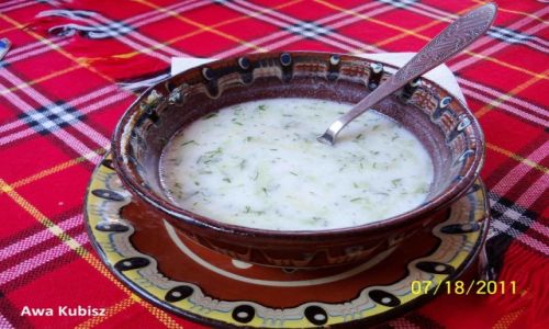 Zdjecie BUGARIA / Poudnie / Melnik / Tarator - zupa z kisieo mljako i ogrkw