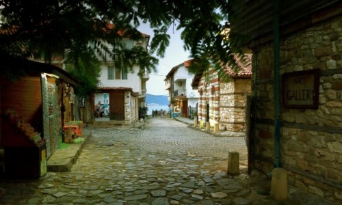 Zdjcie BUGARIA /  Wybrzee Morza Czarnego / Nesebyr  / Uliczkami wspczesnego Nesebyru-2