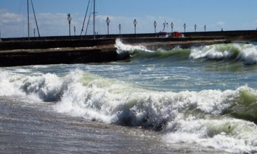 Zdjcie BUGARIA / okolice Warny / Zote Piaski / zagniewane morze