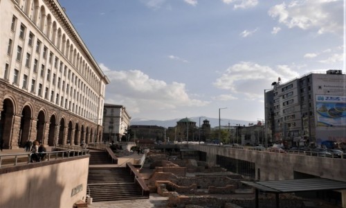 Zdjęcie BUłGARIA / ... / Centrum Sofii, gdzie wszędzie blisko. / Serdika - ruiny rzymskiego miasta