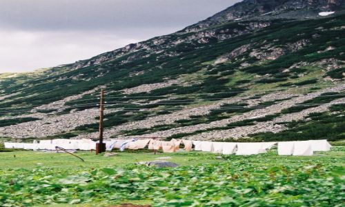 Zdjęcie BUłGARIA / Riła / Ribni Ezera / Prześcieradła :)