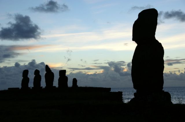 Zdjęcia: Tahat - Kompleks archeologiczny, Rapa Nui, Ahu Tahai, CHILE Zdjęcia: Tahat - Kompleks archeologiczny, Rapa Nui, Ahu Tahai, CHILE