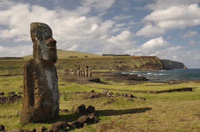 Zdjęcia: Rapa Nui, Pacyfik, Ahu Tongariki, CHILE Zdjęcia: Rapa Nui, Pacyfik, Ahu Tongariki, CHILE