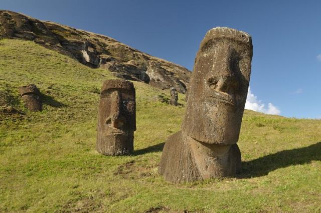 Zdjęcia: Rapa Nui, Pacyfik, Rano Raraku, CHILE Zdjęcia: Rapa Nui, Pacyfik, Rano Raraku, CHILE