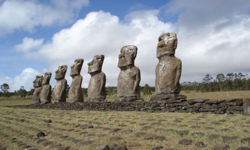 Zdjecie CHILE / Wyspa Wielkanocna / Park Narodowy Rapa Nui / Siete Moai