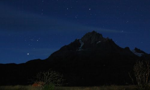 Zdjecie CHILE / Torres Del Paine / Lago Pehoe Camp / Southern Stars niebo pelne gwiazd