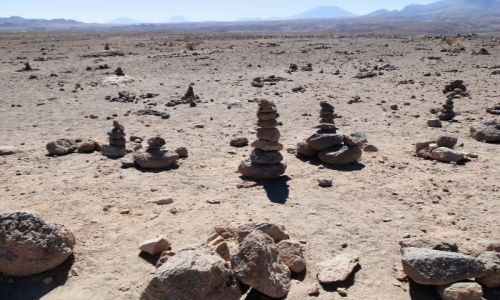 Zdjecie CHILE / Andy / Atacama / Wypalone socem