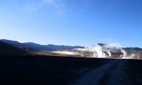 Zdjecie CHILE / Andy / Atacama / Krater wulkanu El Tatio