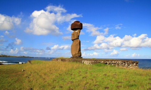 Zdjcie CHILE / Rapa Nui / Ahu Ko Te Riku / Ahu Ko Te Riku