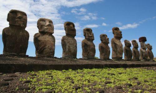 Zdjecie CHILE / Wyspa Wielkanocna / Wyspa Wielkanocna / moai