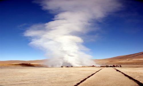 Zdjęcie CHILE / Atacam / El Tatio / .... gejzery...