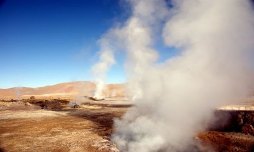 Zdjęcie CHILE / Atacam / El Tatio / .... gejzery...