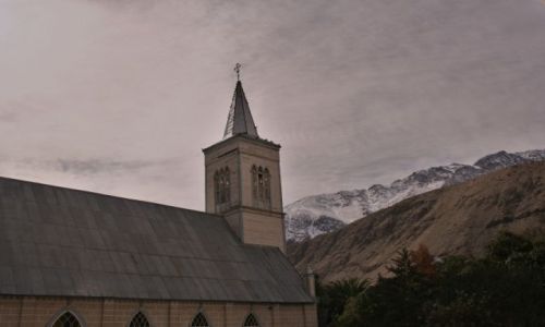 Zdjęcie CHILE / - / Pisco Elqui / kosciol
