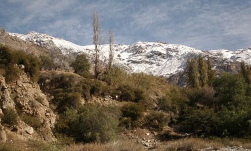 Zdjęcie CHILE / - / Pisco Elqui / zimowy krajobraz