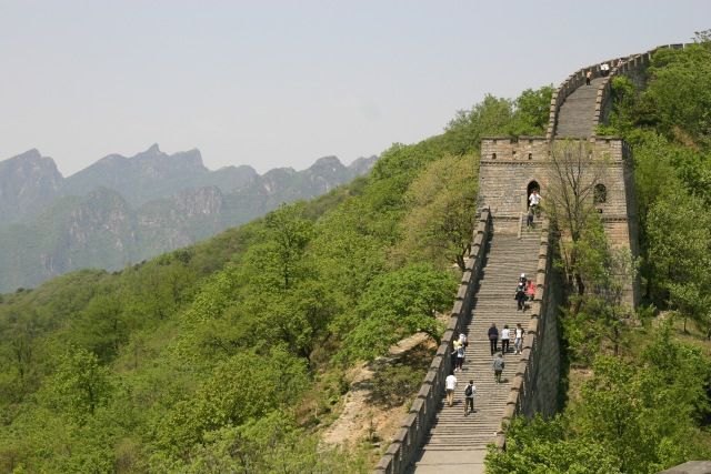 Zdjęcia: Mutianyu, Pekin, Na chinskim murze, CHINY Zdjęcia: Mutianyu, Pekin, Na chinskim murze, CHINY