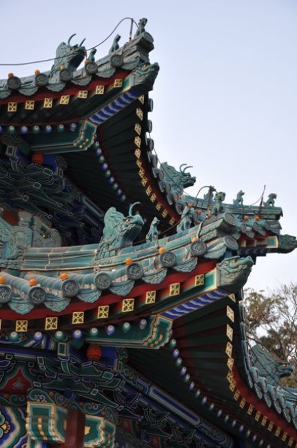 Zdjęcia: PARK ZHONG NAN HAI, PEKIN, DACHY, CHINY Zdjęcia: PARK ZHONG NAN HAI, PEKIN, DACHY, CHINY