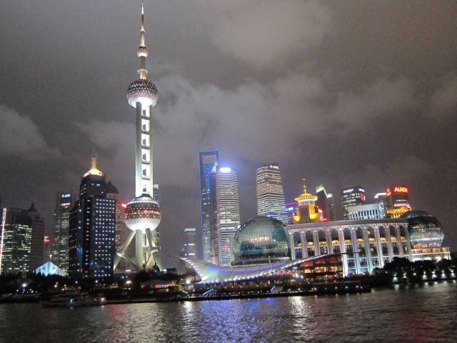 Zdjęcia: Shanghai, Shanghai, Panorama miasta nocą, CHINY Zdjęcia: Shanghai, Shanghai, Panorama miasta nocą, CHINY