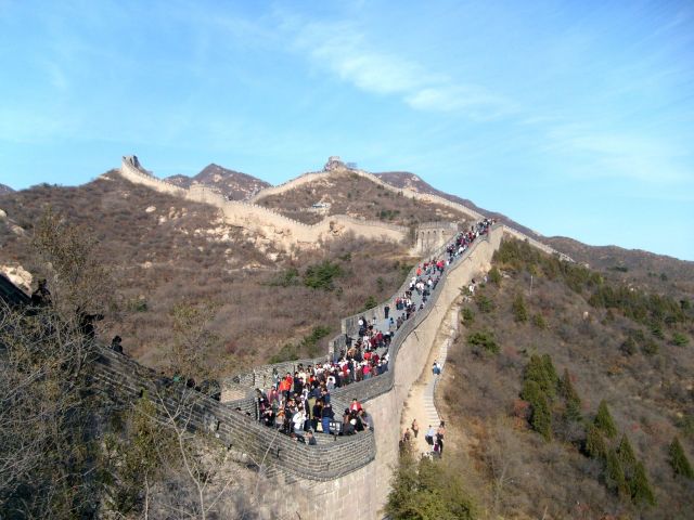 Zdjęcia: Badaling, Okolice Pekinu, Mur chiński, CHINY Zdjęcia: Badaling, Okolice Pekinu, Mur chiński, CHINY
