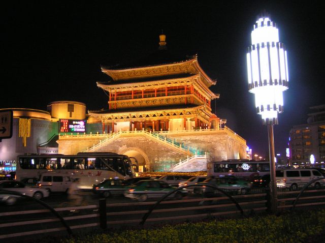 Zdjęcia: Xi'an, Wieża bębnów, CHINY Zdjęcia: Xi'an, Wieża bębnów, CHINY