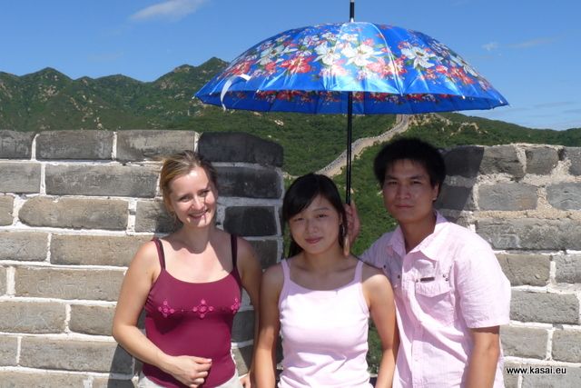 Zdjęcia: Wielki Mur, Nowi chińscy "znajomi", CHINY Zdjęcia: Wielki Mur, Nowi chińscy "znajomi", CHINY