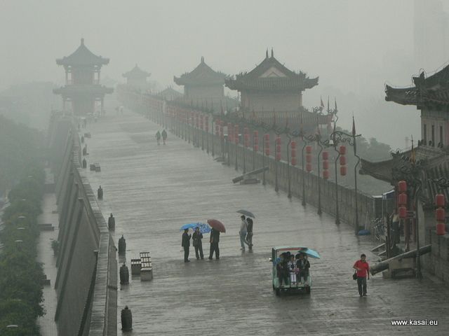 Zdjęcia: Xian, Chiny Xian Fantastyczne mury miejskie, CHINY Zdjęcia: Xian, Chiny Xian Fantastyczne mury miejskie, CHINY