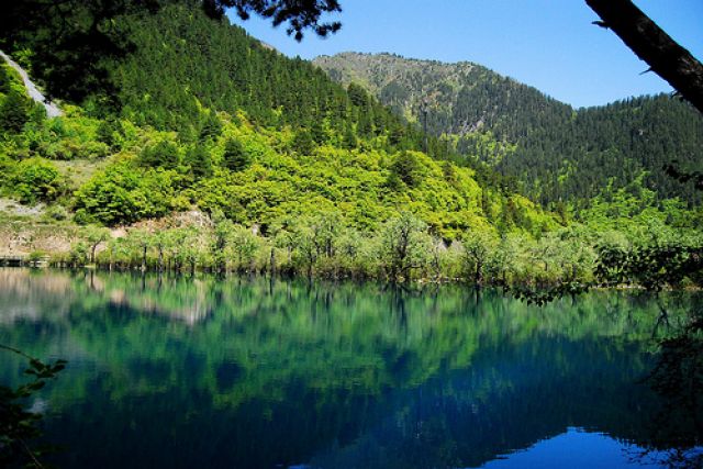 Zdjęcia: Jiuzhaigou, Sichuan, #5, CHINY Zdjęcia: Jiuzhaigou, Sichuan, #5, CHINY