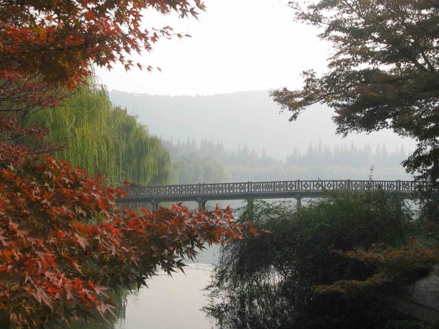 Zdjęcia: miejski park, Hangzhou, kolorowa jesien, CHINY Zdjęcia: miejski park, Hangzhou, kolorowa jesien, CHINY