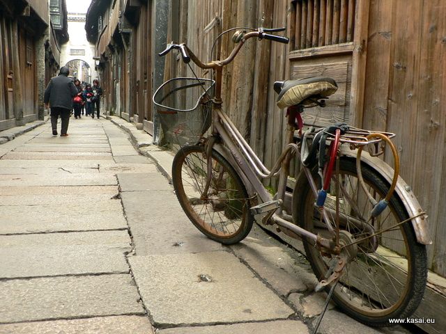 Zdjęcia: Wuzhen, Wuzhen - rowerek, CHINY Zdjęcia: Wuzhen, Wuzhen - rowerek, CHINY
