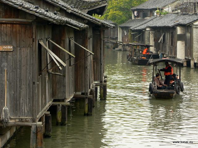 Zdjęcia: Wuzhen, Wuzhen - kanał, CHINY Zdjęcia: Wuzhen, Wuzhen - kanał, CHINY