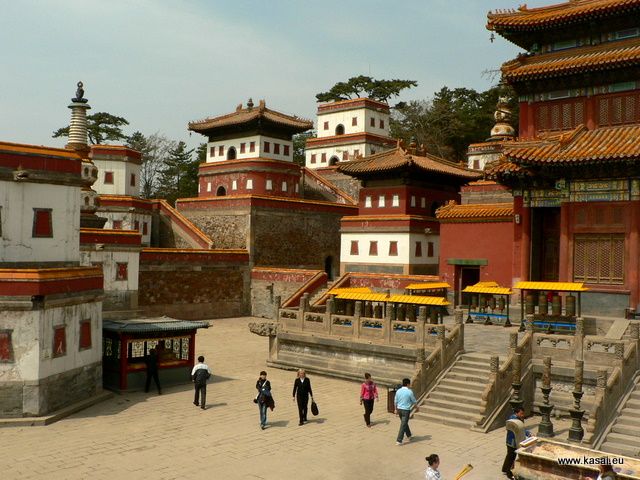 Zdjęcia: Chengde, Chengde - świątynia Puning, CHINY Zdjęcia: Chengde, Chengde - świątynia Puning, CHINY
