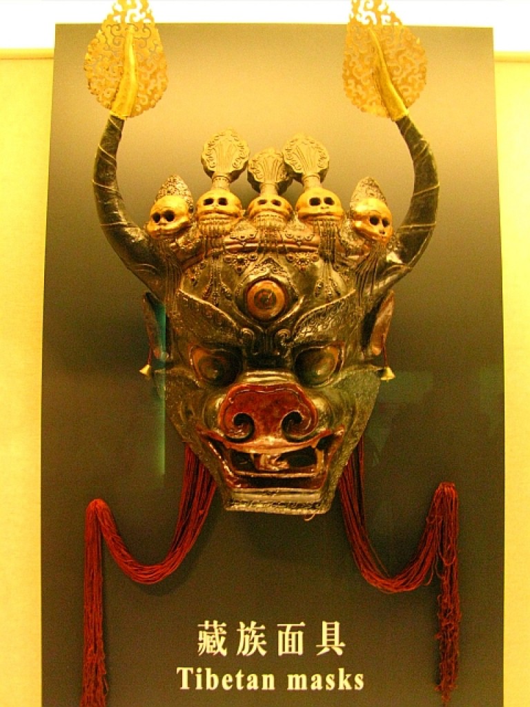 Zdjęcia: Muzeum Szanghajskie, Szanghaj, maska, CHINY Zdjęcia: Muzeum Szanghajskie, Szanghaj, maska, CHINY