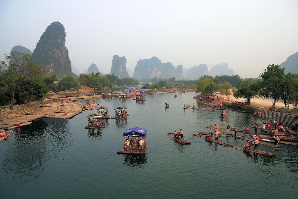 Zdjęcia: Lijiang river, Guangxi, PRZYSTAŃ W YANGSHUO, CHINY Zdjęcia: Lijiang river, Guangxi, PRZYSTAŃ W YANGSHUO, CHINY