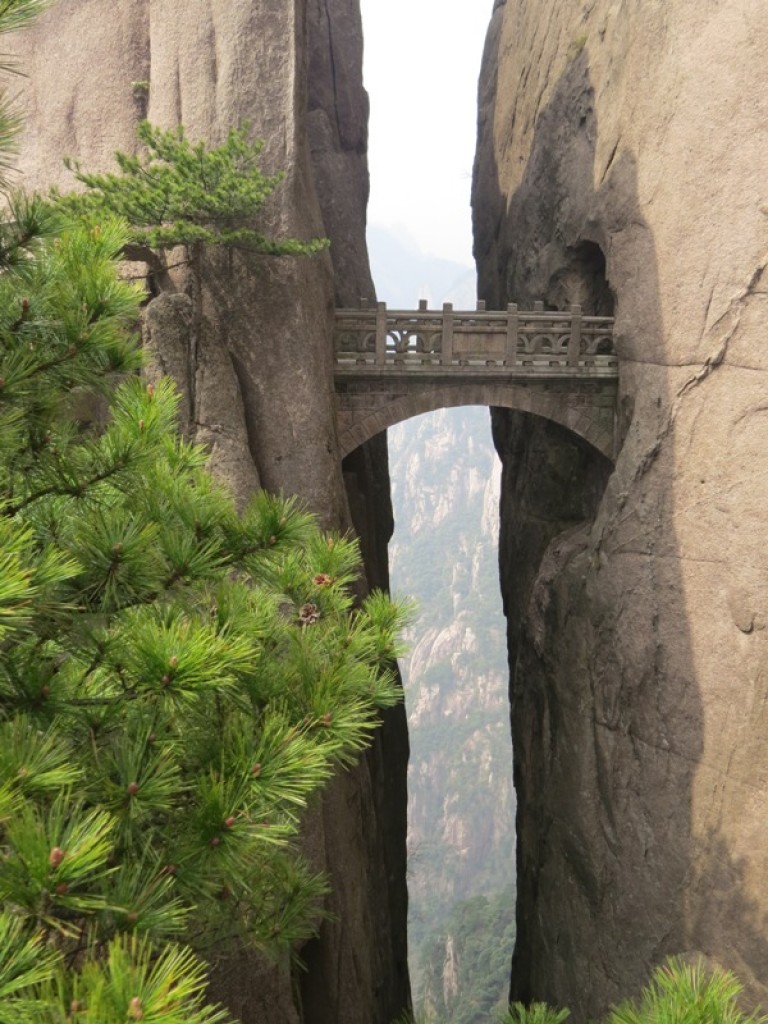 Zdjęcia: Huangshan, Anhui, Most w górach Huangshan, CHINY Zdjęcia: Huangshan, Anhui, Most w górach Huangshan, CHINY