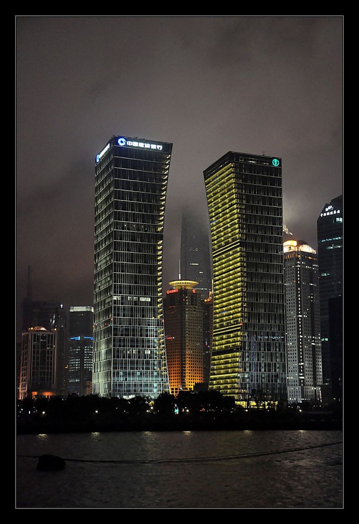 Zdjęcia: Szanghai, Szanghai, Pudong nocą, CHINY Zdjęcia: Szanghai, Szanghai, Pudong nocą, CHINY