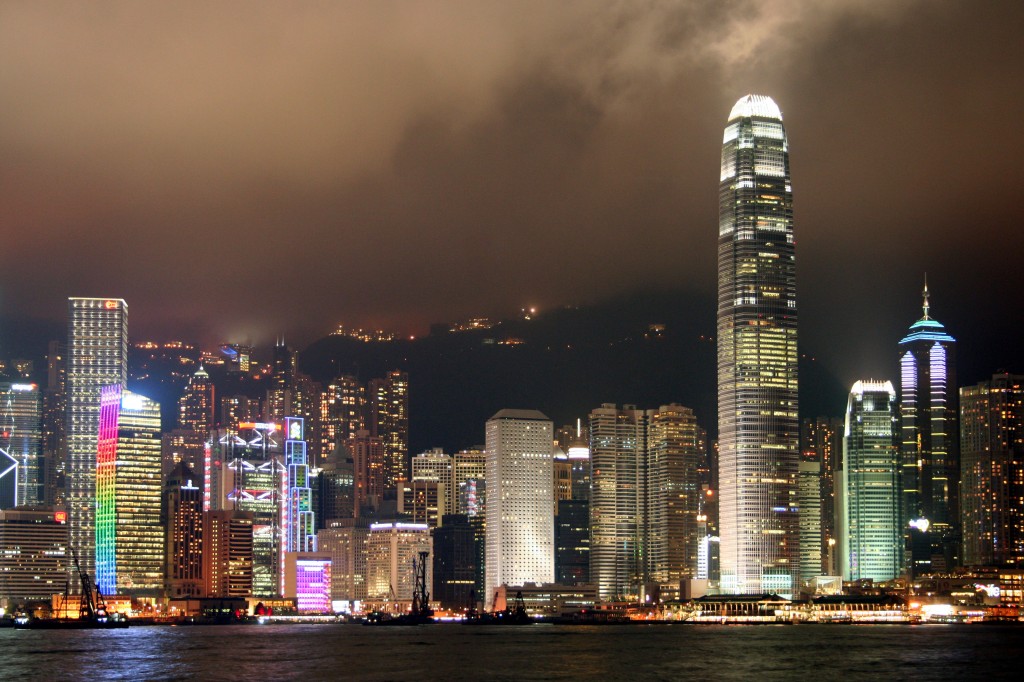Zdjęcia: Hong Kong, Hong Kong, Światła miasta, CHINY Zdjęcia: Hong Kong, Hong Kong, Światła miasta, CHINY