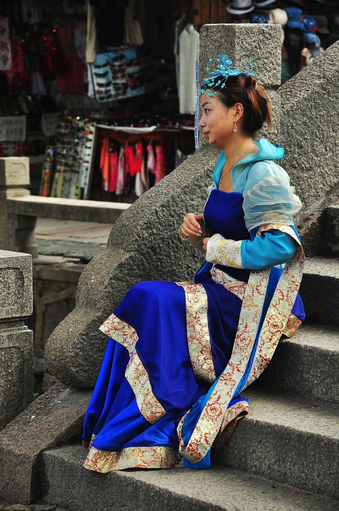 Zdjęcia: Luzhi, Prowincja Jiangsu, Bleu, CHINY Zdjęcia: Luzhi, Prowincja Jiangsu, Bleu, CHINY